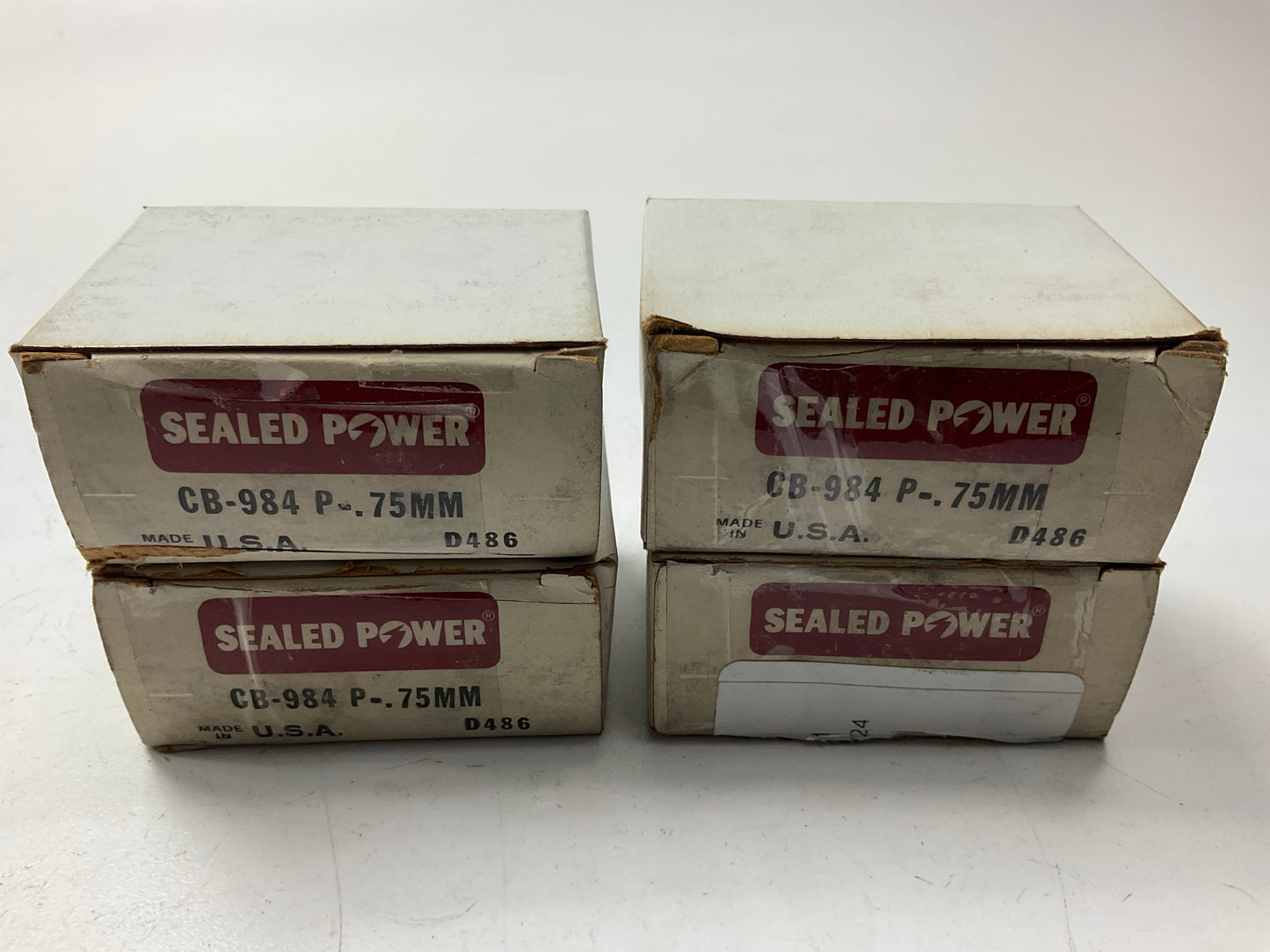(4) Sealed Power CB984P-75MM Connecting Rod Bearings .75mm 75-89 Ford 2.0L 2.3L