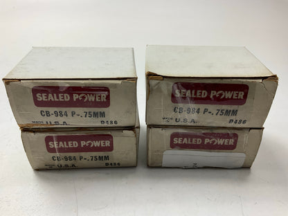 (4) Sealed Power CB984P-75MM Connecting Rod Bearings .75mm 75-89 Ford 2.0L 2.3L