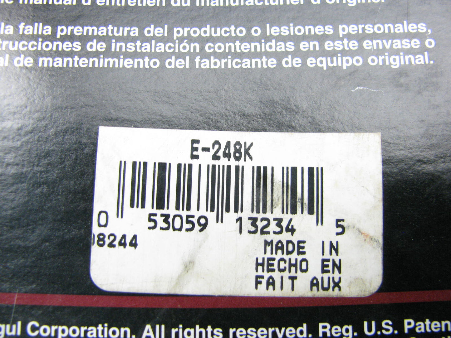 Sealed Power E-248K Engine Piston Ring Set STD 62-67 Ford 332 352 361 V8