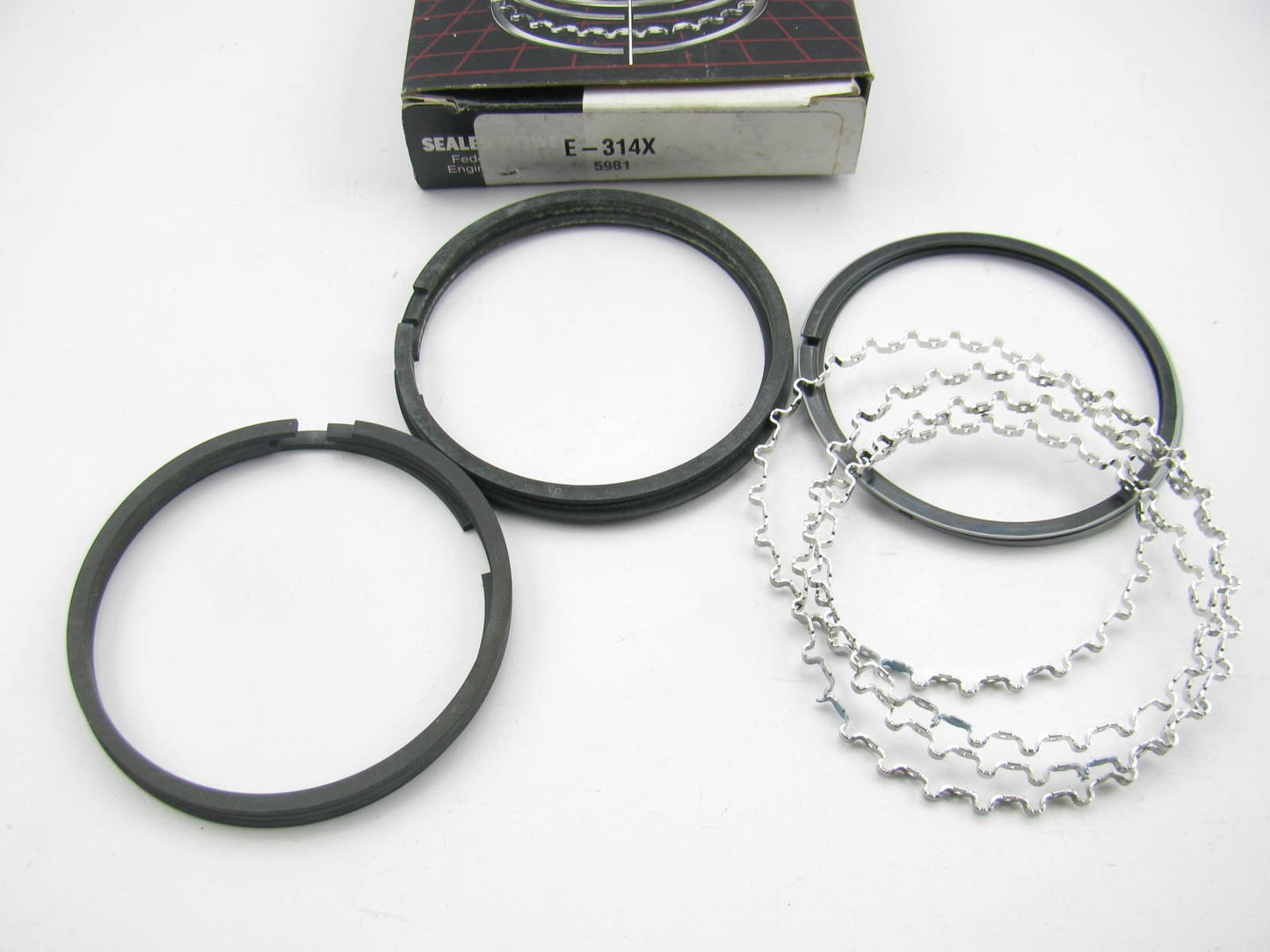 Sealed Power E-314X Engine Piston Rings - STANDARD 1971-1973 Pinto Capri 1.6L