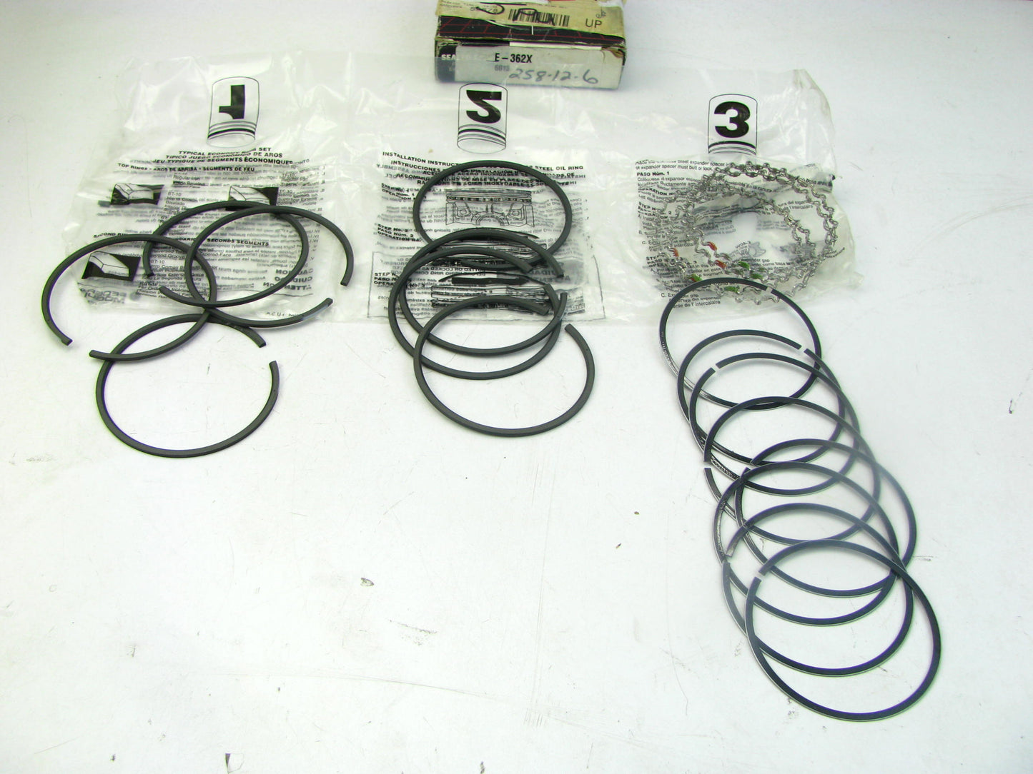 Sealed Power E-362X STD Engine Piston Rings - 1968-1979 TOYOTA 1.2L 3K