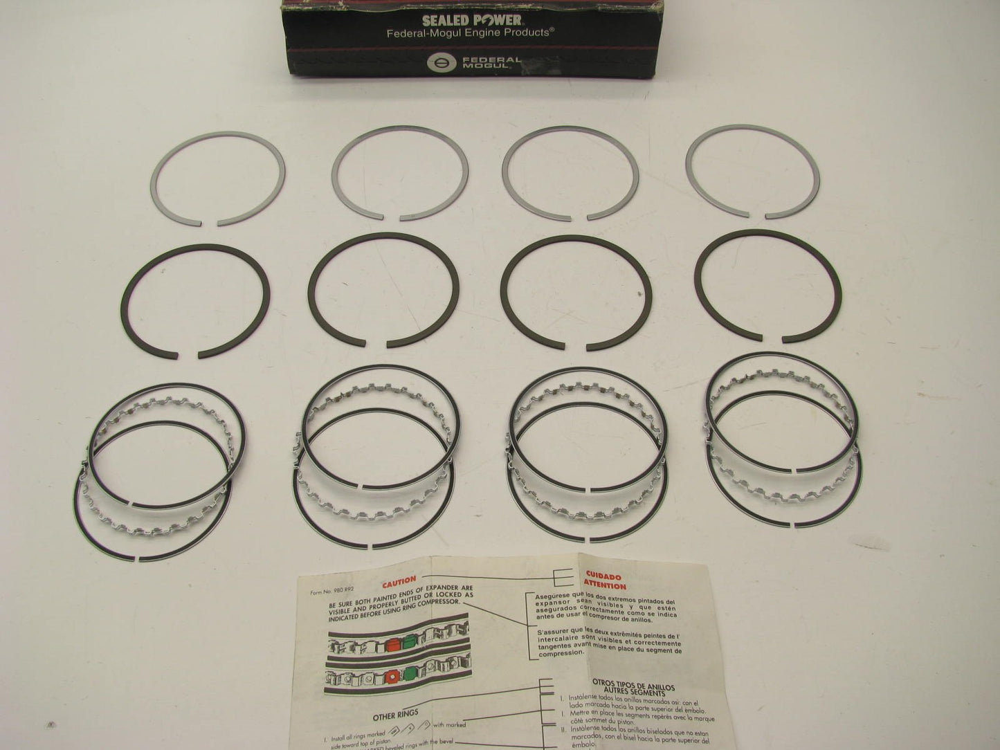 Sealed Power E-403KC Engine Piston Ring Set STD Size - 1978-1981 Honda 1.2L 1.3L