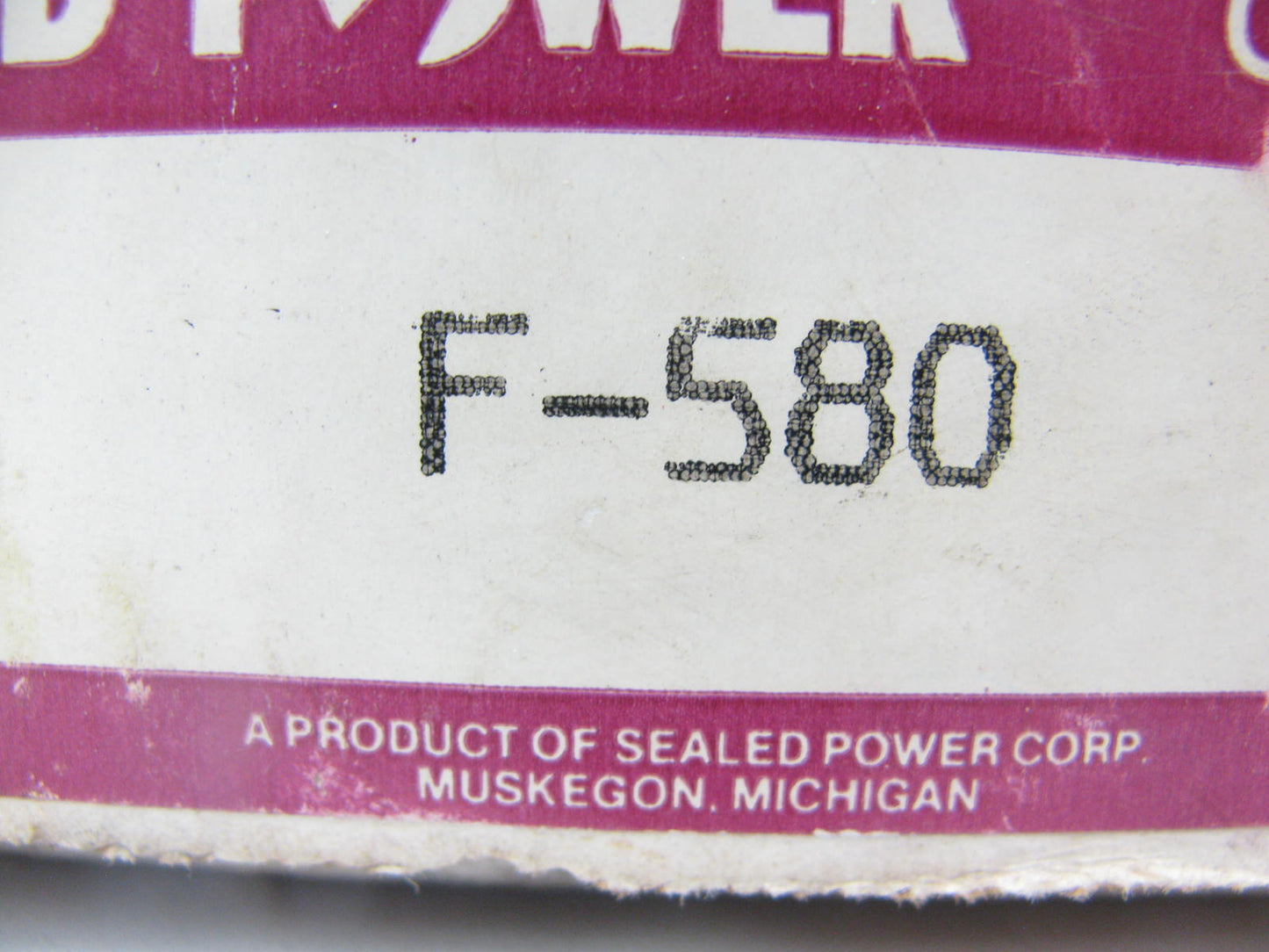 Sealed Power F-580 Wheel Bearing - Rear Outer