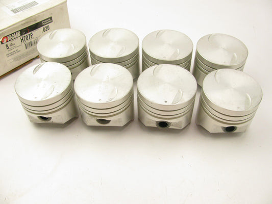 Ford 6.1L 370 V8 Gas Engine Piston Set - 0.020'' Oversize - Sealed Power H707P020