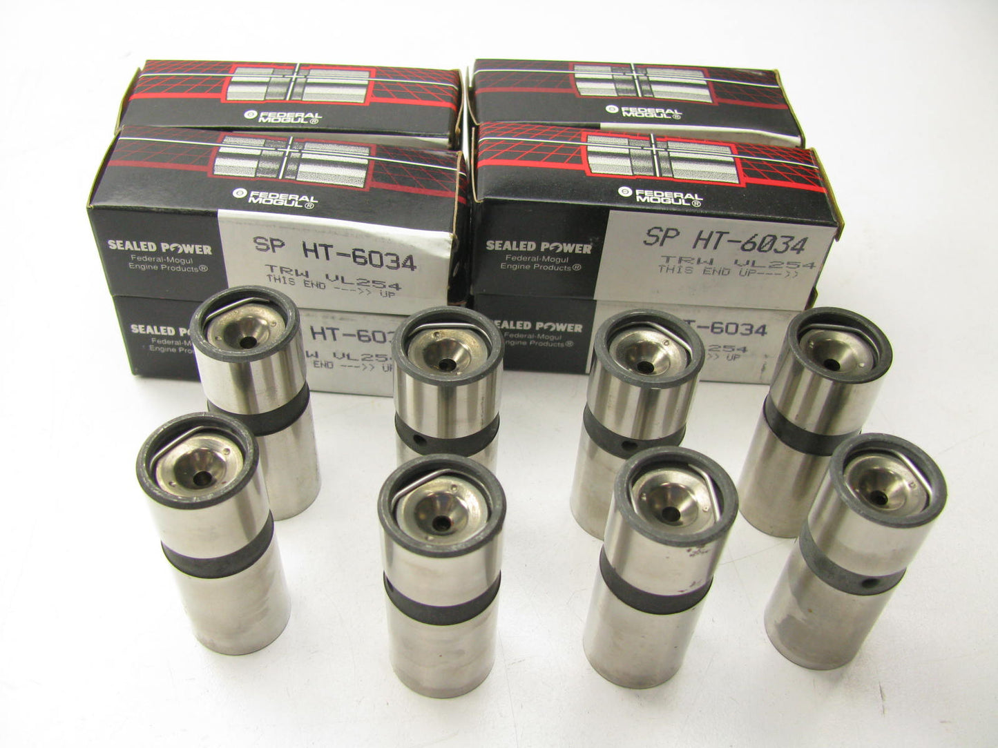 (8) Sealed Power HT-6034 Engine Hydraulic Valve Lifter For 1981-1989 Subaru 1.8L