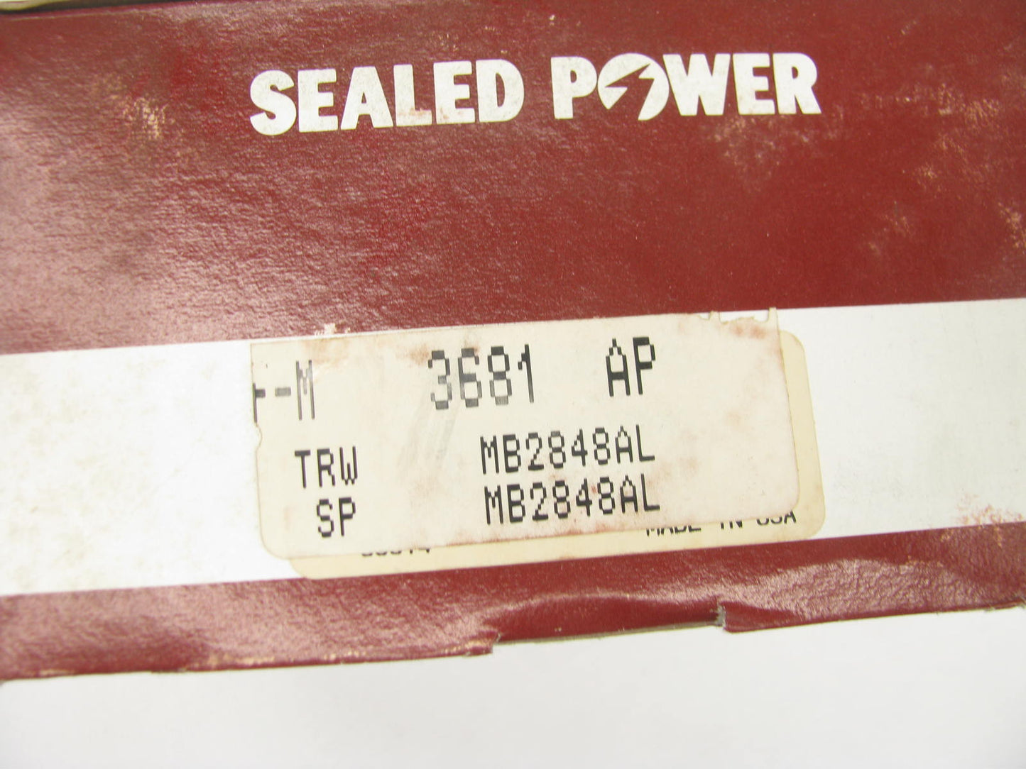 Sealed Power MB-2848AL Main Bearing - Standard For CAT 3408 3412 D398