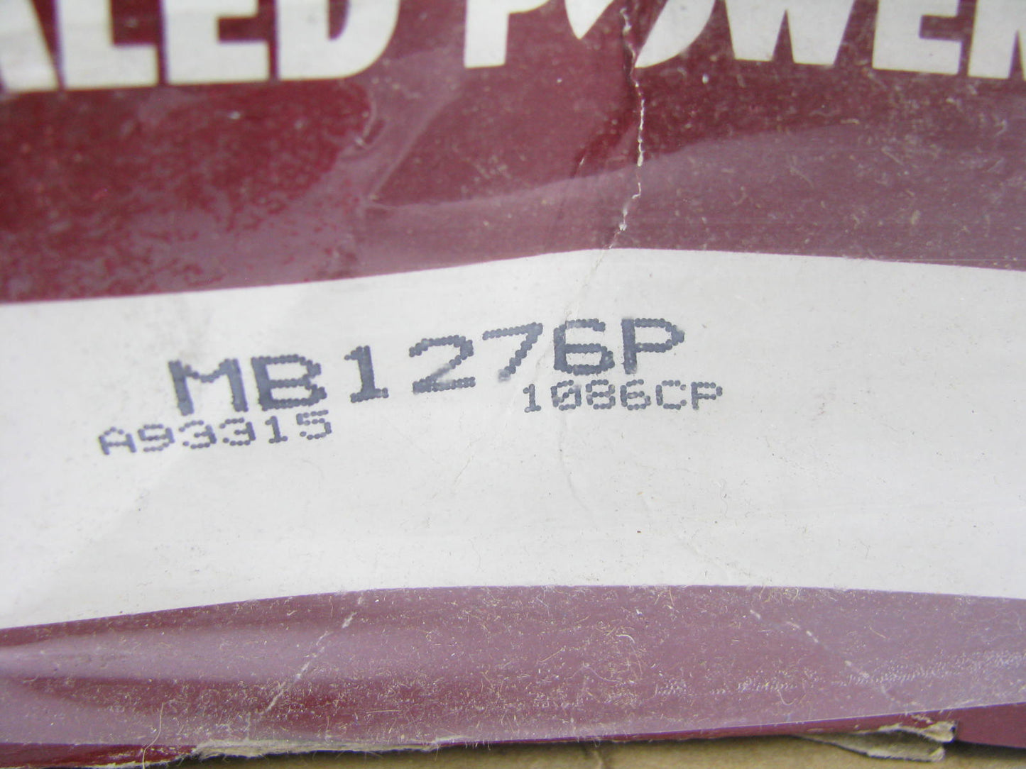 Sealed Power MB1276P Engine Main Bearing STD Detroit Diesel 2-71 3-71 4-71 6-71