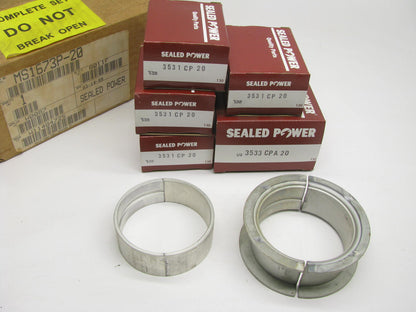 Sealed Power MS1673P-20 Main Bearings .020'' GMC 637 D637 DH637 10.4L DIESEL