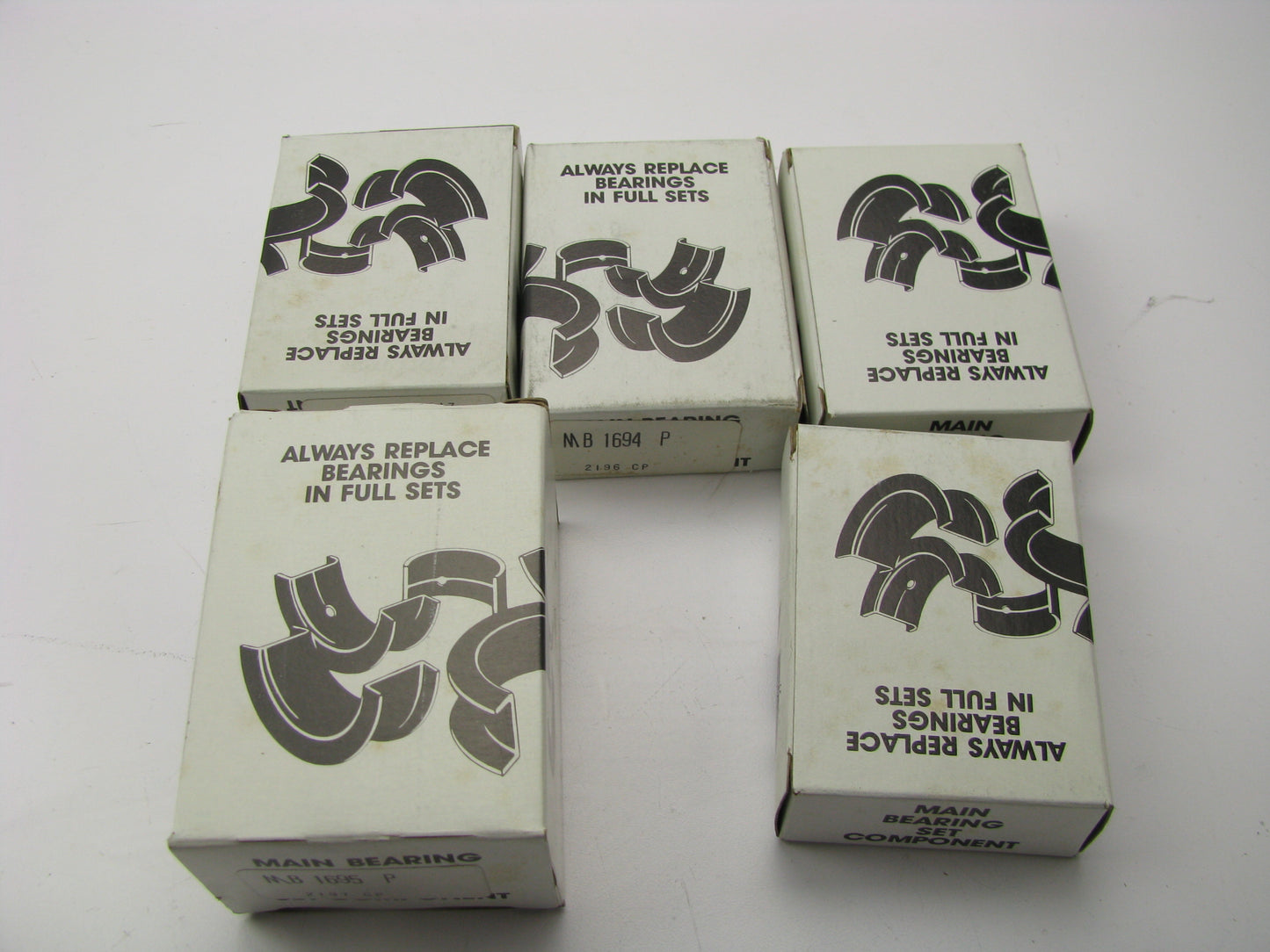 Sealed Power MS191P Engine Main Bearings - Standard IHC V401 V461 V478 V549 V8