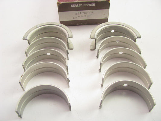 Sealed Power MS876P Engine Main Bearings - Standard For 1958-80 Chrysler 350-400