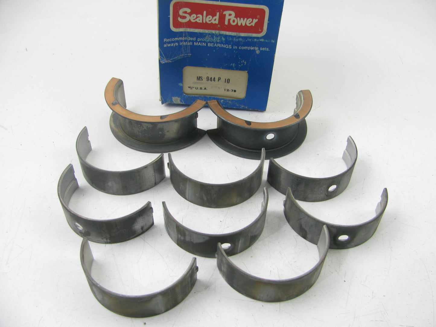 Sealed Power MS944P-10 Main Bearings .010'' For 66-73 GMC 637, D637, DH637 V8