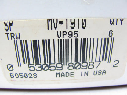 (6) Sealed Power MV-1910 Engine Valve Stem Oil Seals - 1975-1983 GM 231 252 V6