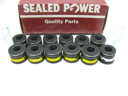 (12) Sealed Power MV-1947S Engine Valve Stem Seals for 1987-1993 GM 2.8L 3.1L