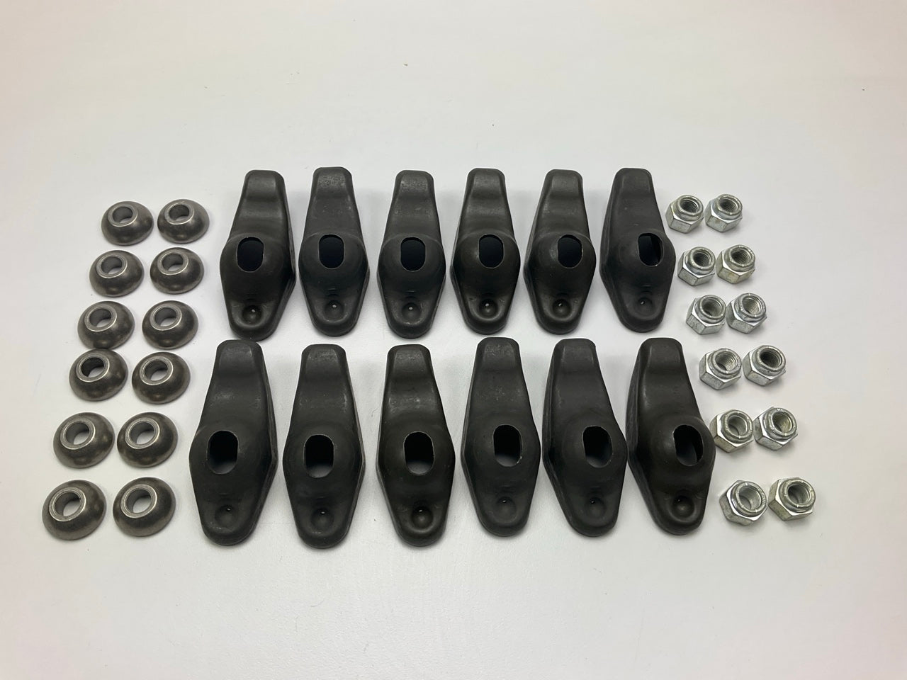(12) Sealed Power R832 Rocker Arm Fulcrum & Nut Kit 1965-88 Chevy 230 250 292 I6