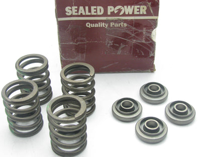 (4) Sealed Power RC-128-A Engine Valve Spring & Rotocap 1965-1976 Ford 300-L6