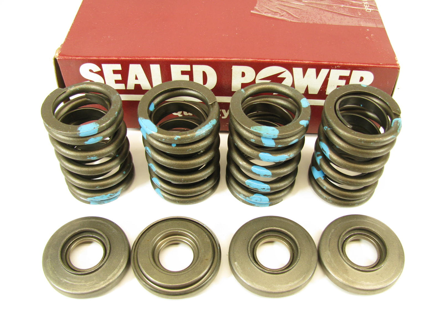 (4) Sealed RC-138A Exhaust Valve Spring Rotocap 1966-1993 GM Truck 366 427 454