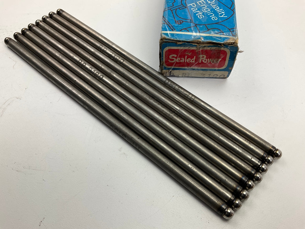 (8) Sealed Power RP-3180 Push Rods For 1967-1982 Chevrolet GMC 194 230 250-L6