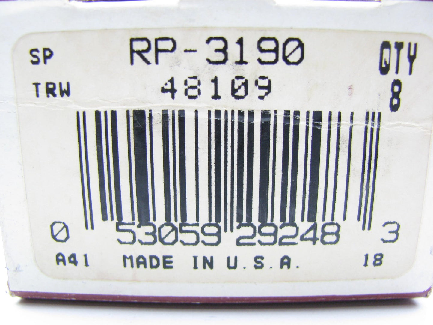 (8) Sealed Power RP-3190 Engine Push Rods For 1968-1977 Dodge 5.9L 360 V8