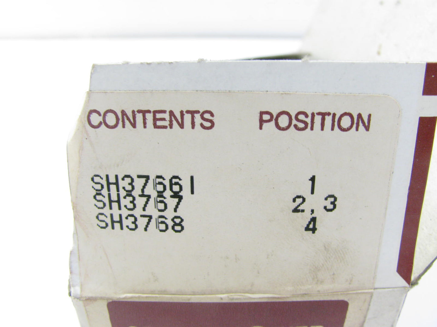 Sealed Power SH1102S Cam Bearings 80-89 GM GMC 2.8L 173 V6