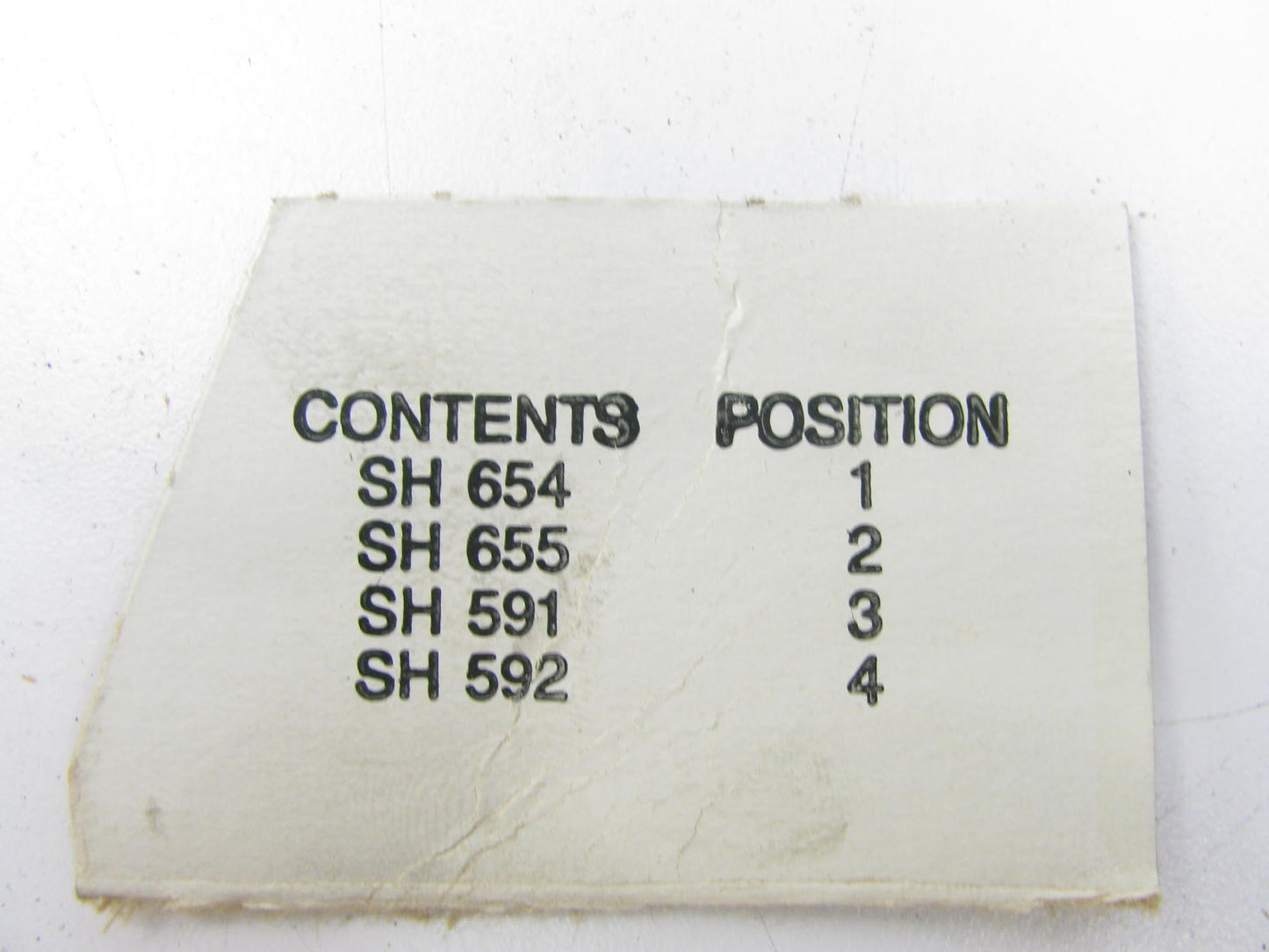 Sealed Power SH654S Camshaft Bearings - Standard for 1975-79 Ford Mercury 2.8L