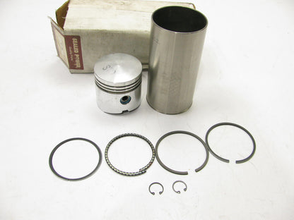 Sealed SL-1709 Engine Piston & Cylinder Sleeve Kit - Ford 120 Tractor 3.187 Bore