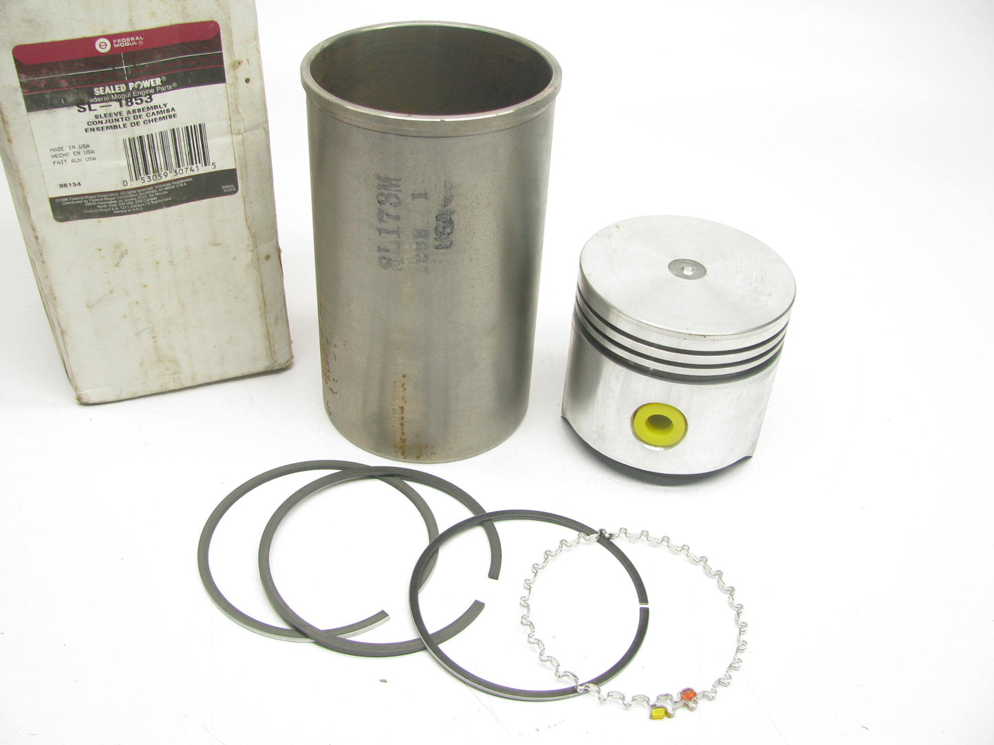 Sealed Power SL-1853 Cylinder Sleeve, Piston & Rings - Ford Tractor 172 Gas