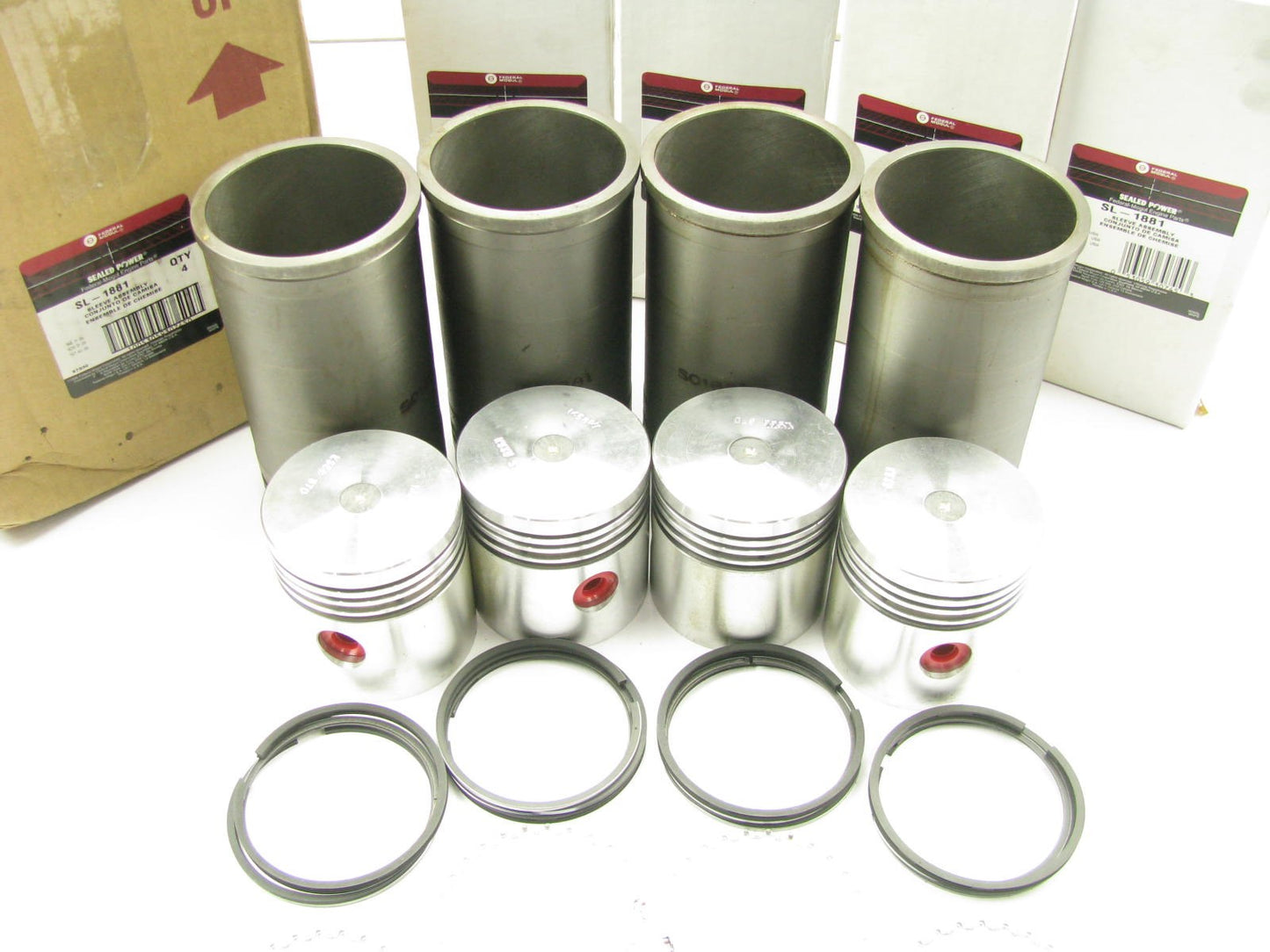 CONTINENTAL Z120 INDUSTRIAL ENGINE 3 5/16'' OVERBORE Cylinder Sleeve Pistons Kit