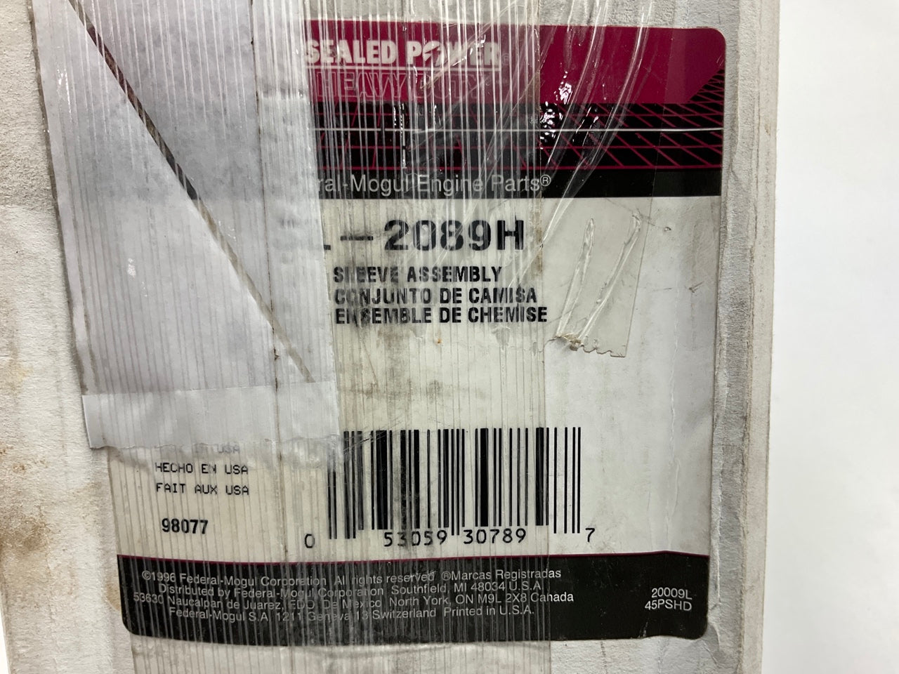 NO RINGS - Sealed Power SL-2089H Cylinder Sleeve & Piston - Detroit Diesel 71