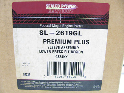 Sealed Power SL2619GL Engine Cylinder Liner, Piston & Rings Kit For Cummins 855