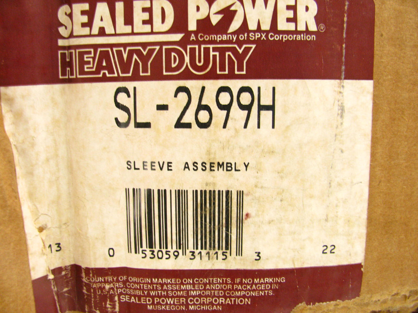 Sealed Power SL2699 Engine Cylinder Liner Piston & Rings Kit For Cat 3406 Diesel