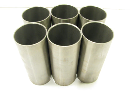 (6) Sealed Power SL123M Engine Cylinder Sleeves 3.25'' Bore 8.125'' Long 3/32 Wall