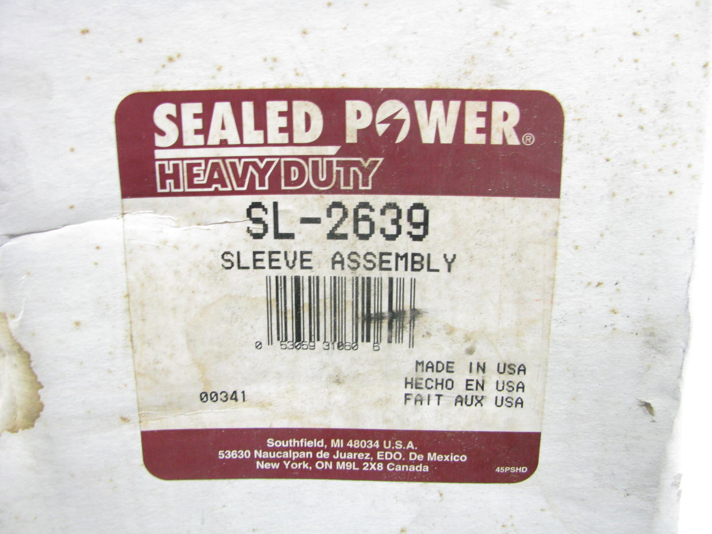 Sealed Power SL2639 Engine Cylinder & Piston Kit For John Deere 446D Diesel