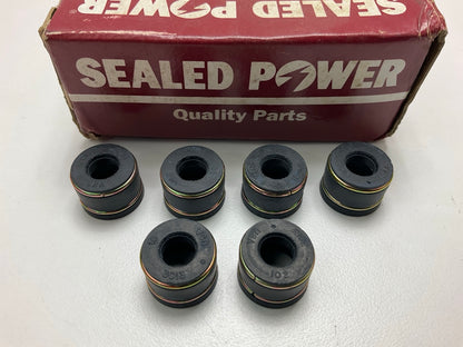 (6) Sealed Power ST-2042 Exhaust Engine Valve Stem Seal 1972-1977 GM 2.3L-L4