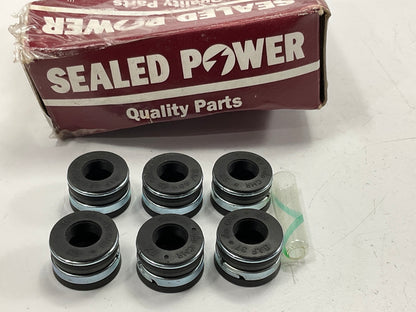 (6) Sealed Power ST-2086 Exhaust Valve Stem Oil Seal For 1990-1993 GM 3.1L-V6