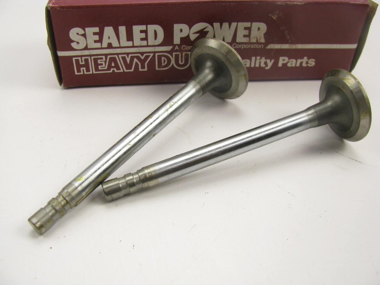 (2) Sealed Power V-1988X Exhaust Valves - 69-95 Chevy 262 V6, 305 350 400 402 V8 Type 2