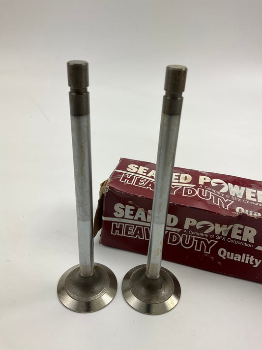 (2) Sealed Power V2129 Exhaust Valves For John Deere 8650 Tractor W/ 619T Turbo