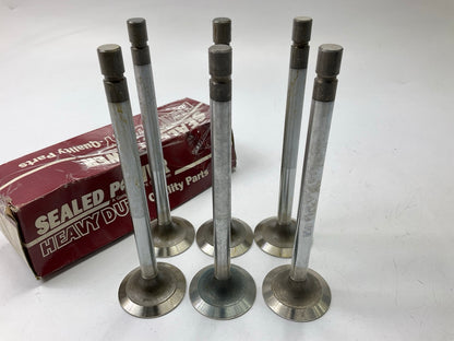 (6) Sealed Power V2129 Exhaust Valves For John Deere 8650 Tractor W/ 619T Turbo