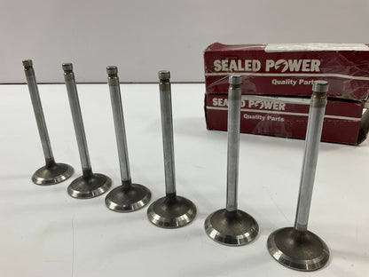 (6) Sealed Power V-2189 Intake Valves - Toyota 2.3L 2M, 2.6L 4M