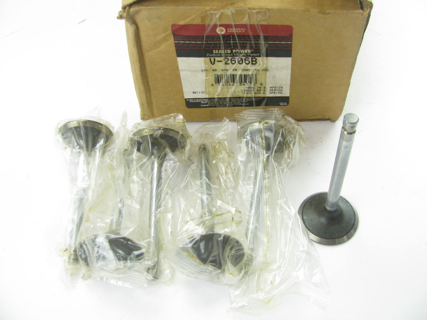 (6) Sealed Power V2606B Engine Intake Valves For 1990-2000 Ford 4.0L-V6