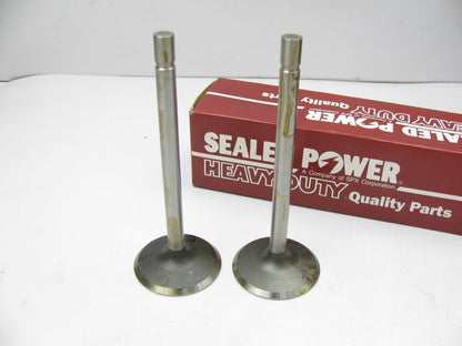 (2) Sealed Power V-4222 Engine Intake Valves For IHC MV404 6.6L MV446 7.3L