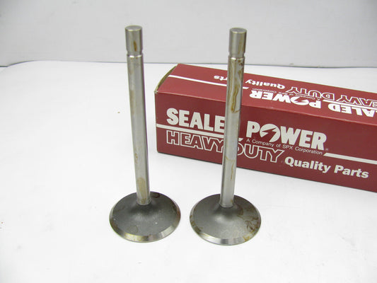 (2) Sealed Power V-4222 Engine Intake Valves For IHC MV404 6.6L MV446 7.3L