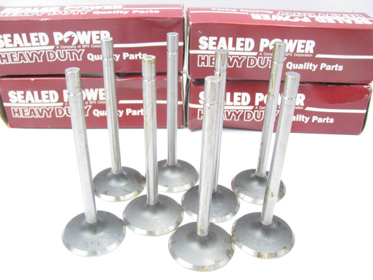 (8) Sealed Power V-4222 Engine Intake Valves For IHC MV404 6.6L MV446 7.3L