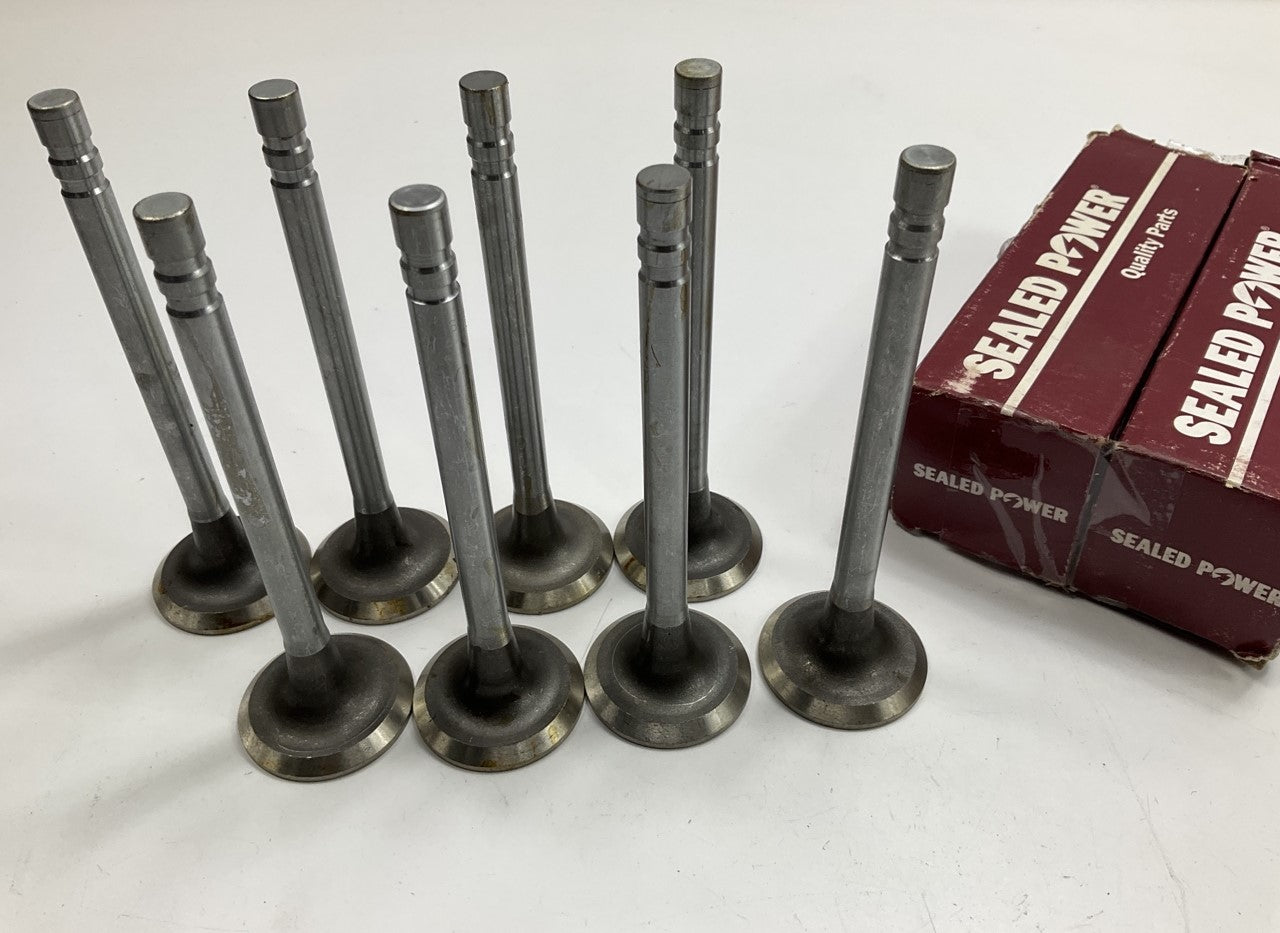 (8) Sealed Power V1904 Exhaust Valve 1955-1993 Chevrolet 262 305 307 350 400-V8