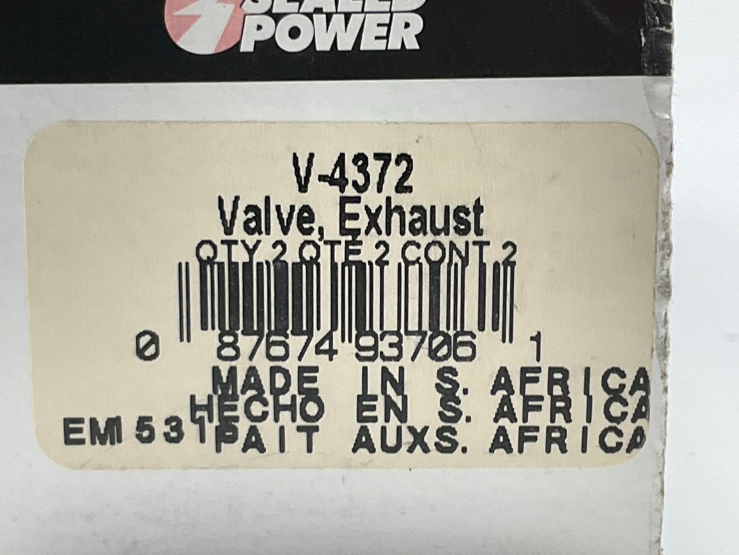 Sealed Power V4372 Engine Exhaust Valve Set Of 8 For 1992-2012 Honda Civic