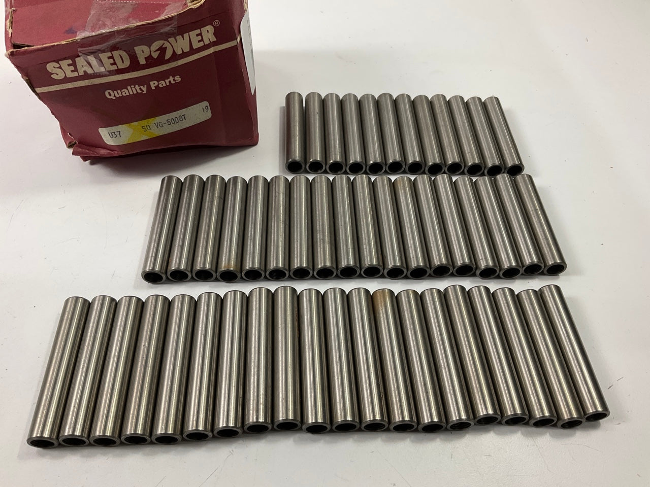 (50) Sealed VG-5008T Valve Guide Repair Bushing, 0.502'' OD X 0.3275'' ID X 2.753''