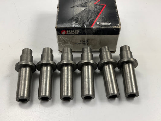 (6) Sealed Power VG-664 Engine Valve Guide For White Farm HD800-6A, HD800A-6A