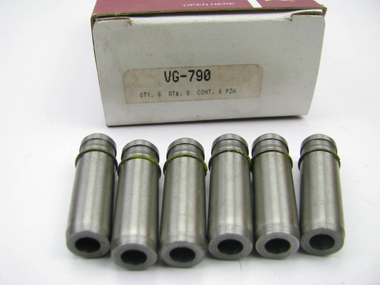(6) Sealed Power VG-790 Engine INTAKE Valve Guides - 1986-1991 Toyota 2.8L 3.0L