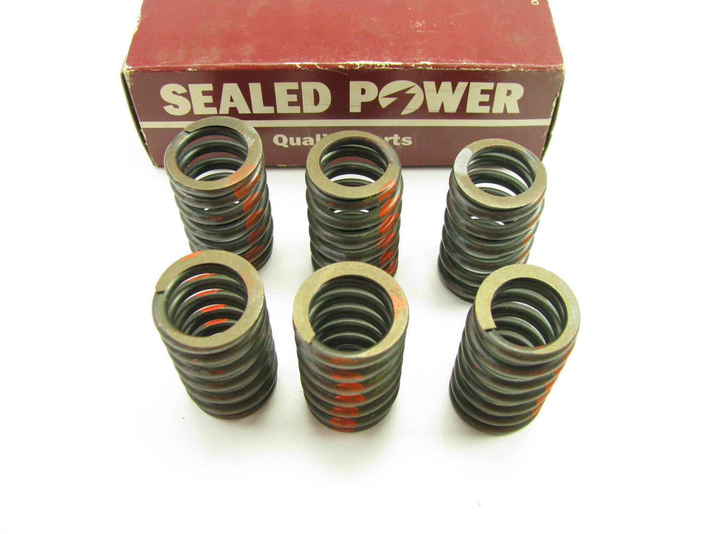 (6) Sealed Power VS-1587 Engine Valve Spring 1977-1985 GM 3.2L 3.8L 4.1L-V6