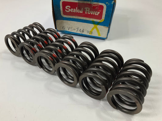(6) Sealed Power VS-744 Valve Spring For 1975-1986 Buick 3.2L 3.8L 4.1L-V6