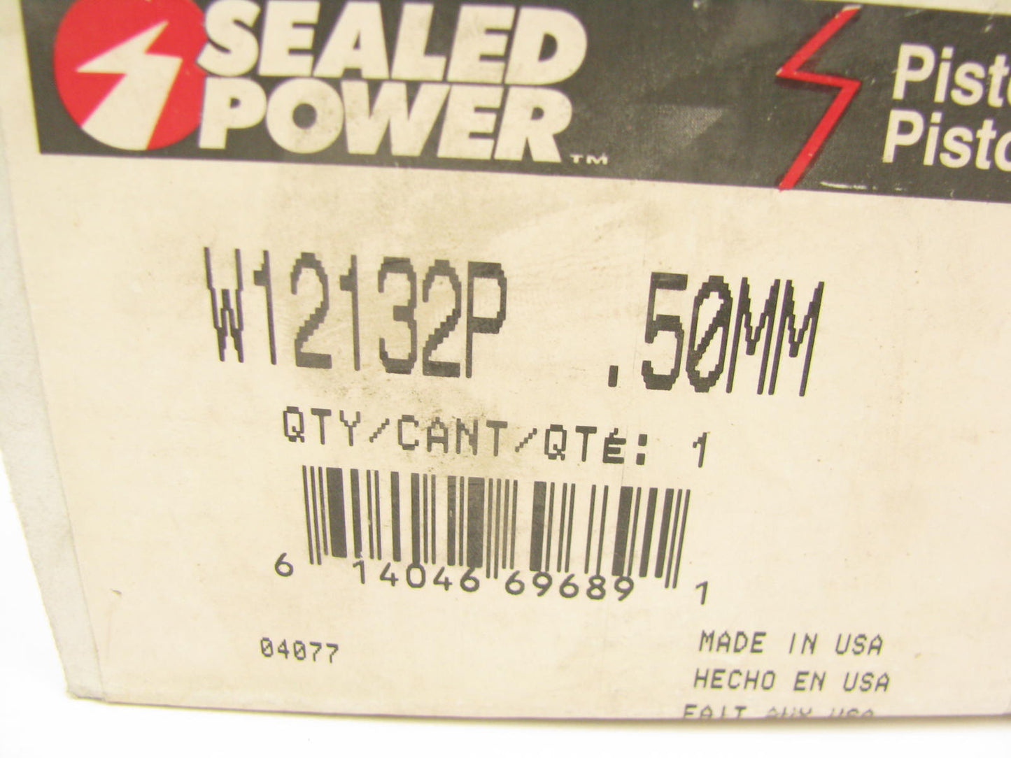 Sealed Power W12132P-50MM Piston .50mm For Nissan Forklift 1483cc 1.5L-L4
